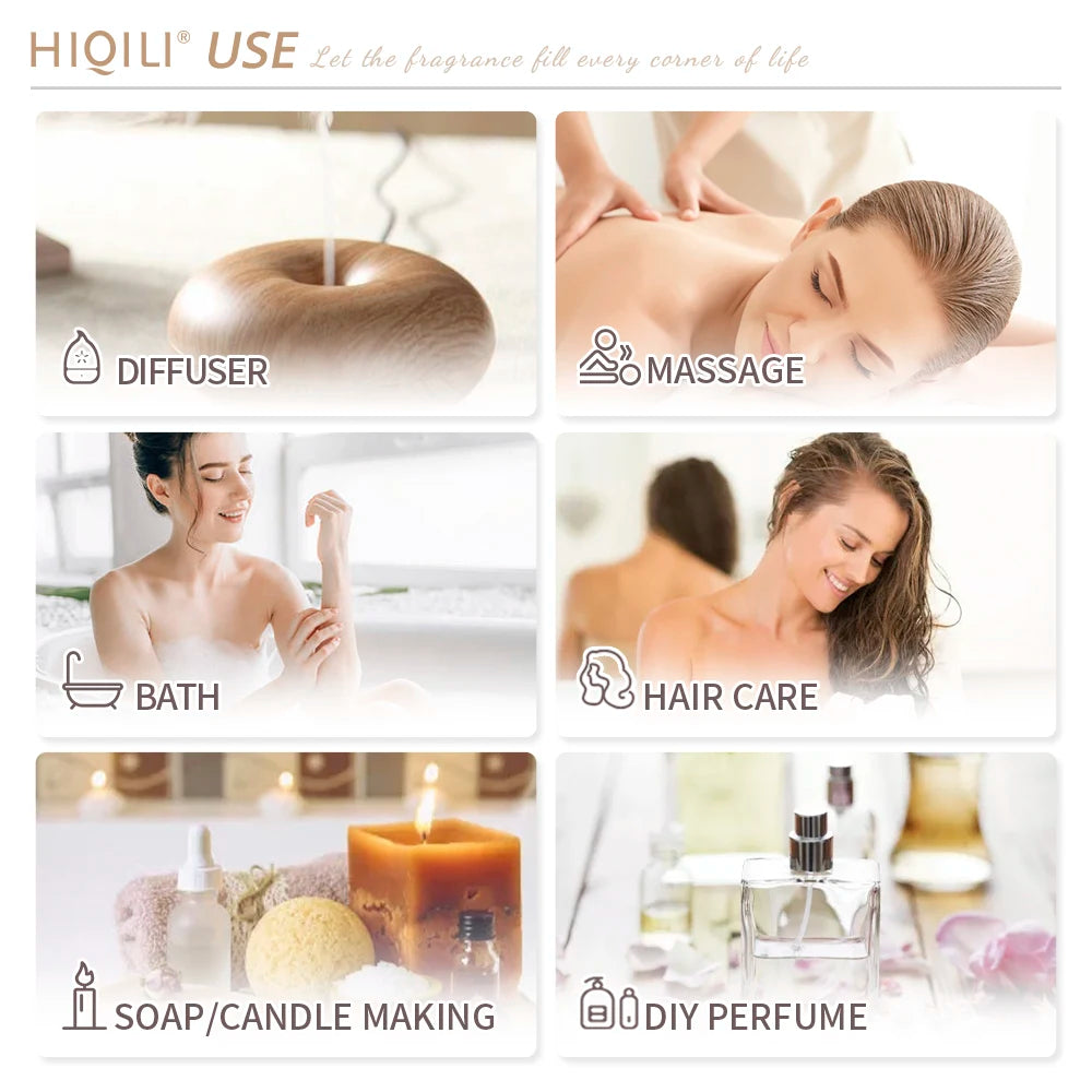 HIQILI Tangerine Essential Oil Pure Citrus For Diffuser