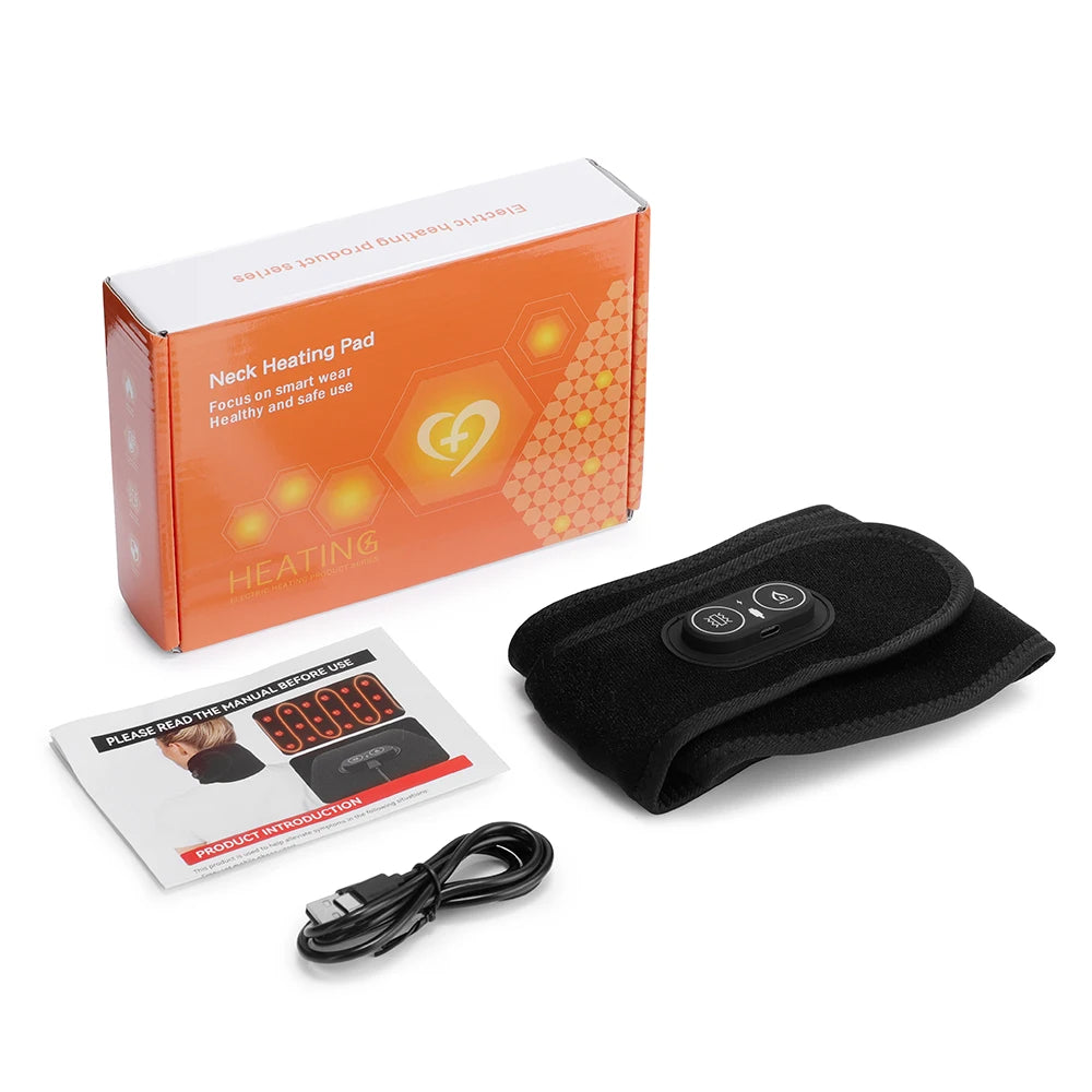 Hailicare Heating Neck Massager With 36 LED Beads 660nm 850nm