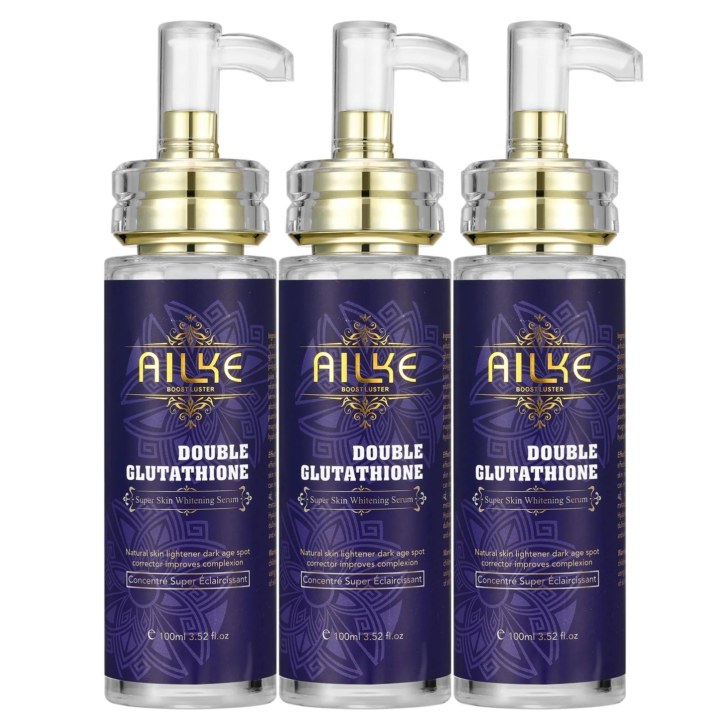 AILKE Glutathione Whitening Skin Care Set For Women Dark Spot Reduction