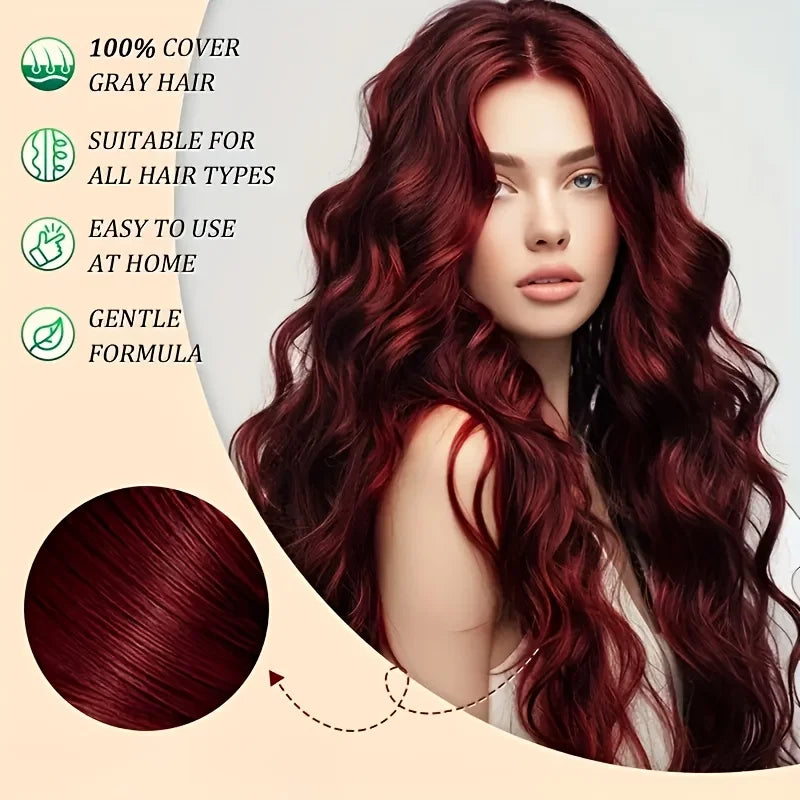 EELHOE Fast Acting Hair Dye Shampoo With Ginger Ginseng Extract