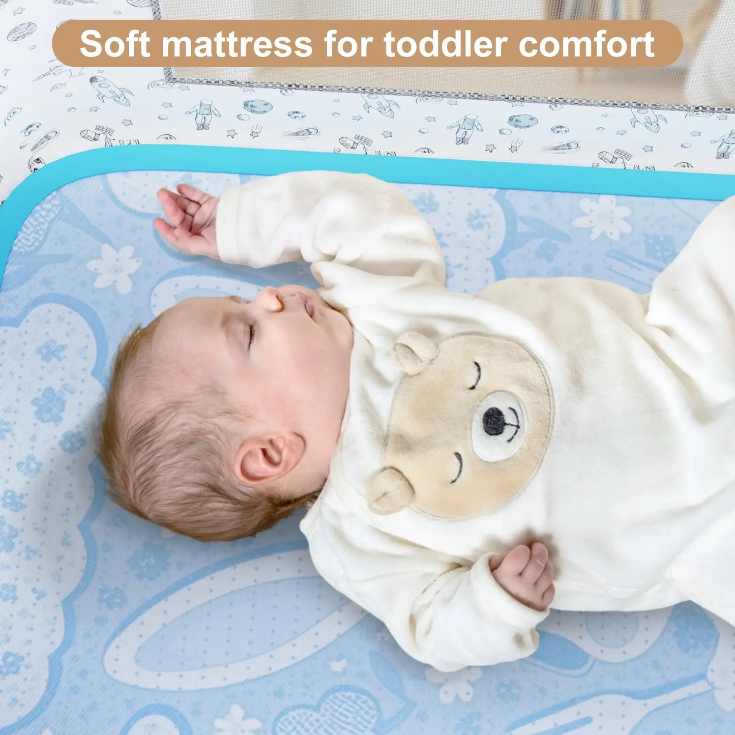Jetting Baby Bassinet Bedside Sleeper With Mosquito Net And Storage