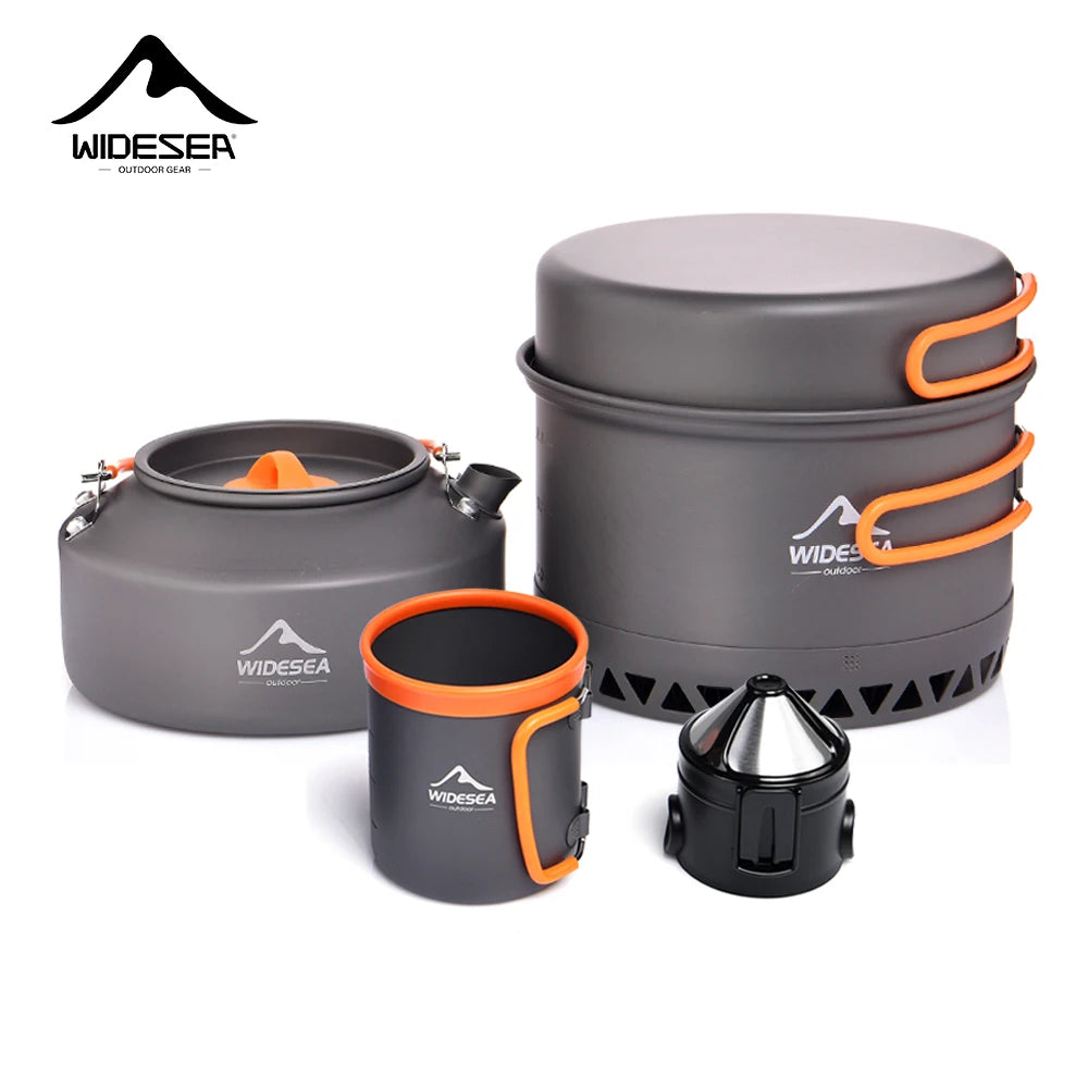 Widesea Outdoor Camping Cookware Set Pots and Utensils