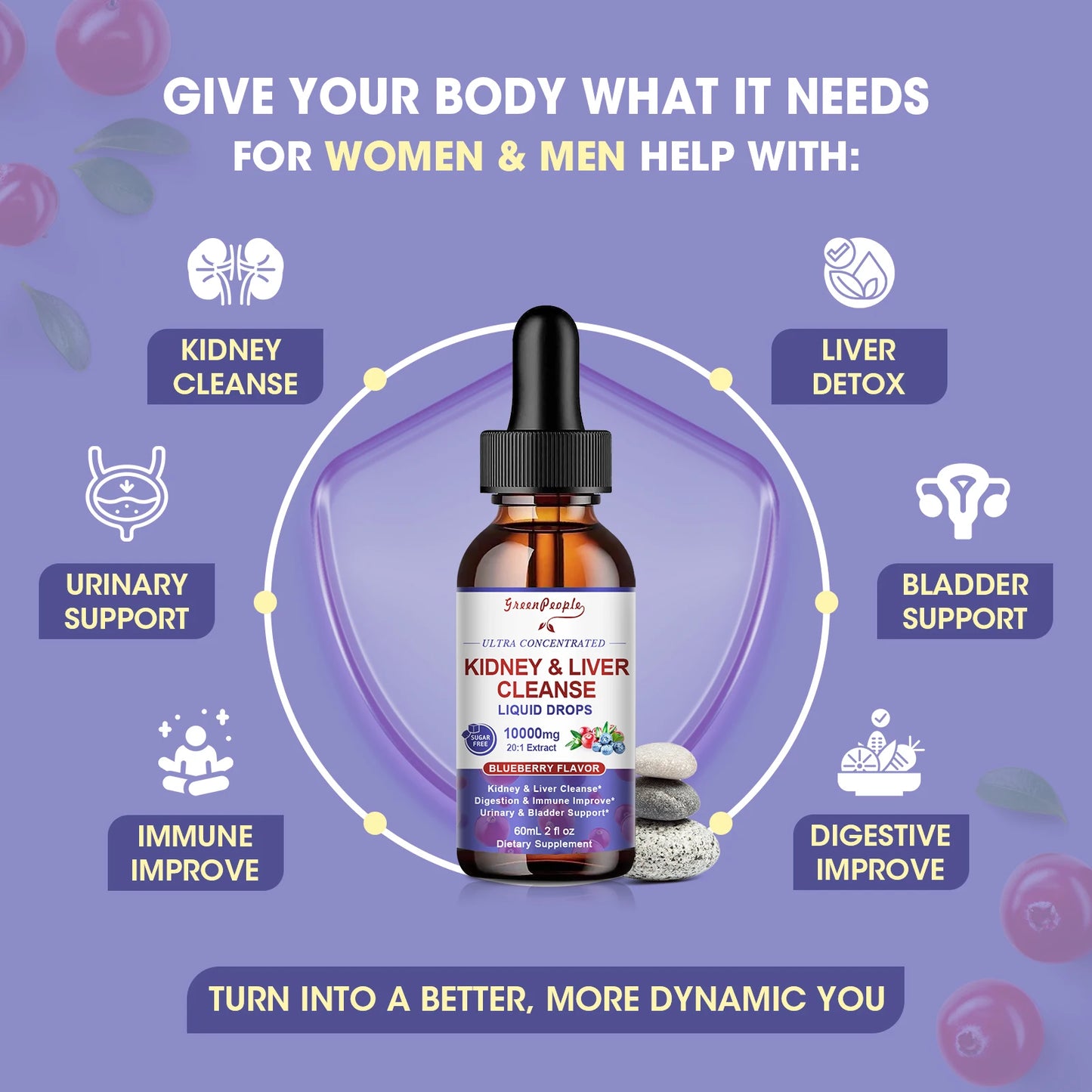 MINCH Cranberry Extract Urinary And Bladder Health Drops
