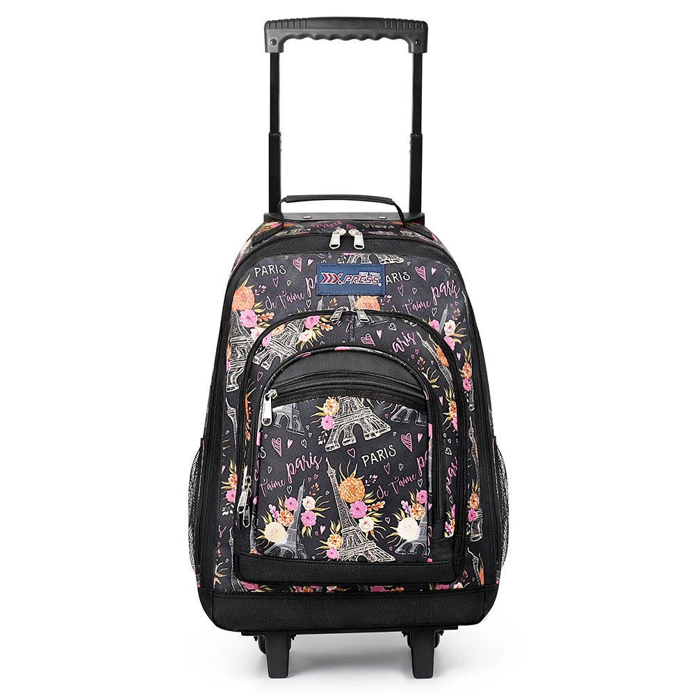 New York XPress Wheeled Travel Backpack Carry-On Luggage