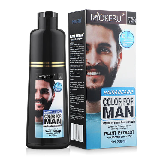 Ms.Dear Beard Dye Shampoo For Men Nourishing Repair And Coverage