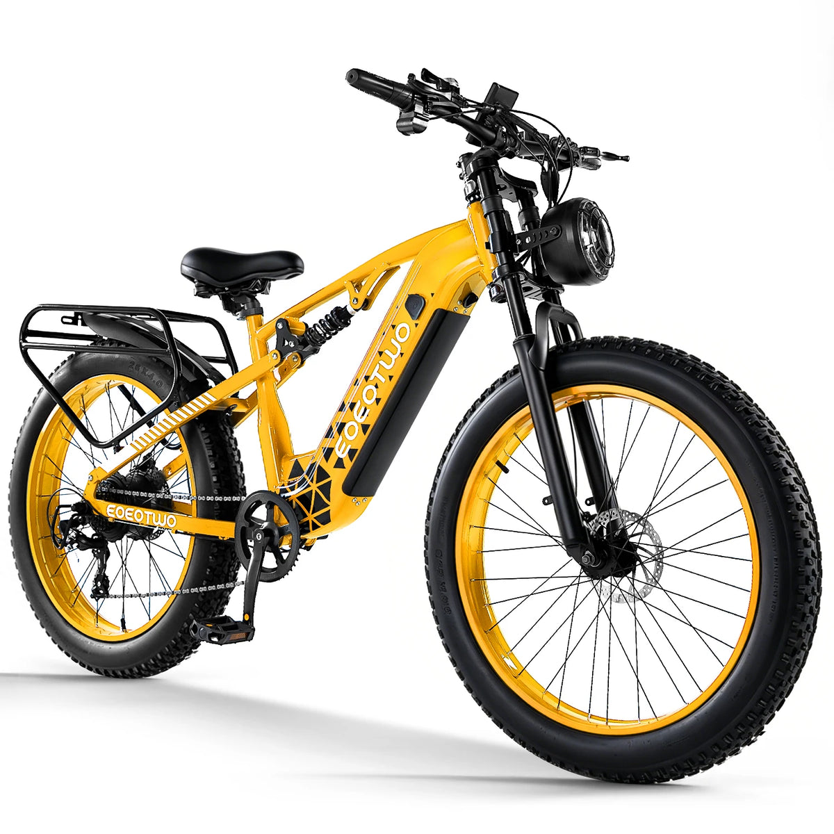 EOEOTWO 1500W Peak Electric Fat Tire Ebike For Adult Riders