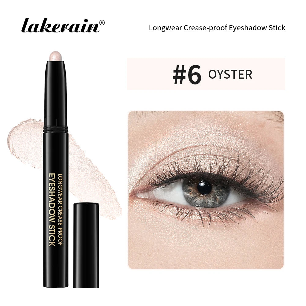 Waterproof Matte Shimmer Eyeshadow Pencil For Liner And Lid