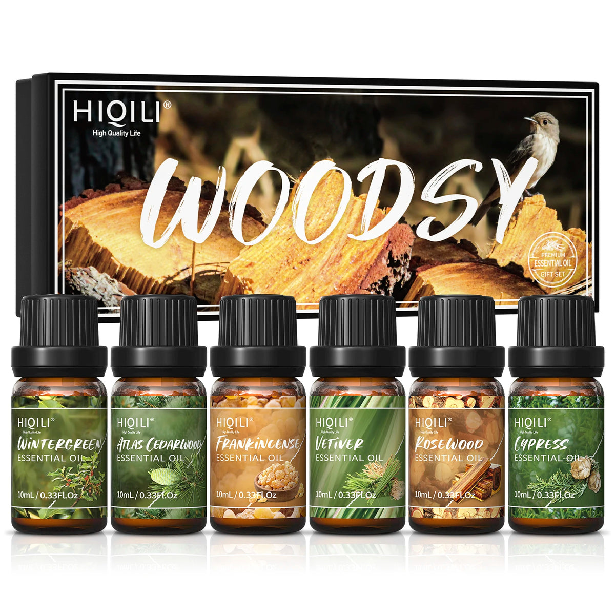HIQILI Fragrance Oil Set For Aromatherapy Diffusers And DIY Crafts