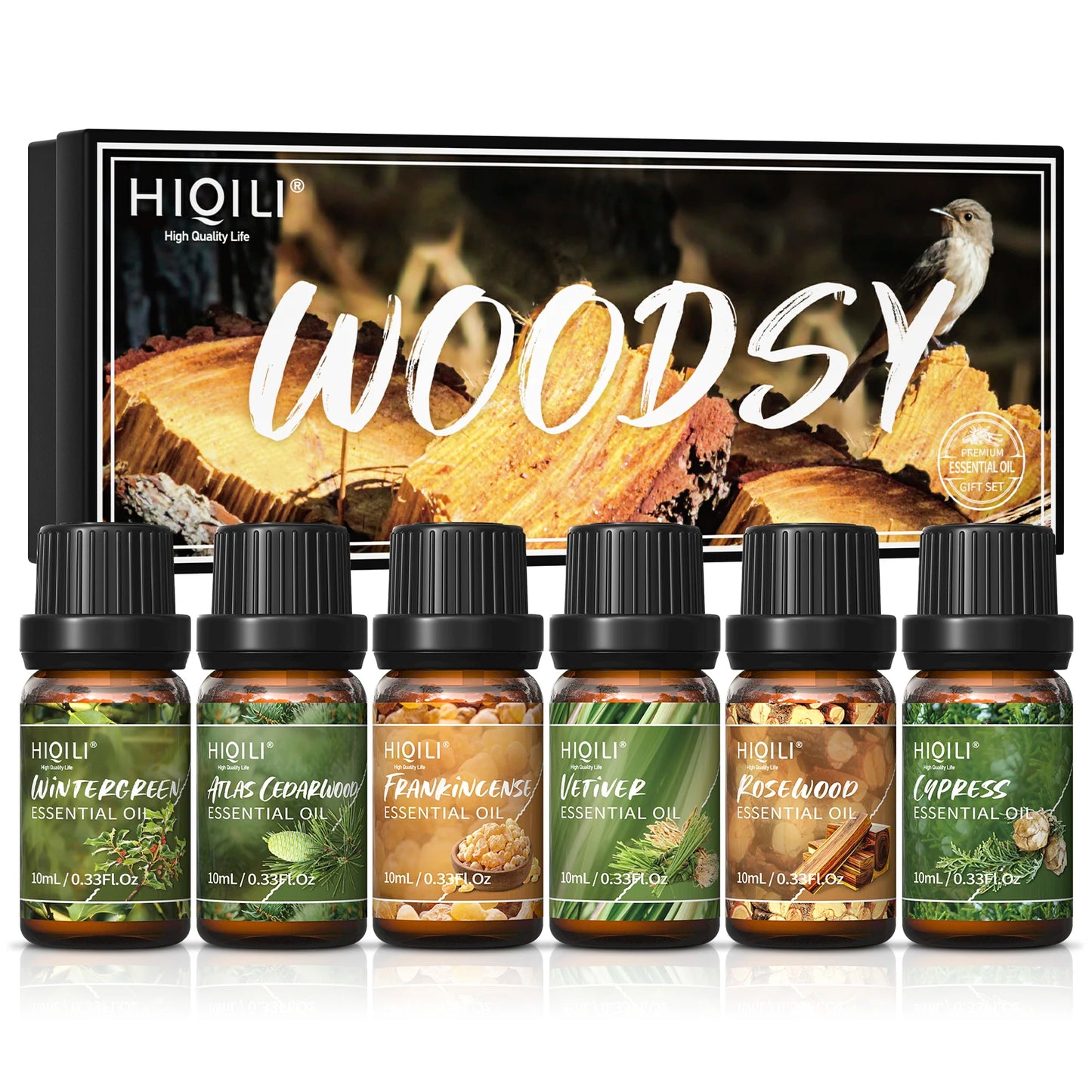 HIQILI Fragrance Oil Set 6 Pack 10ml Pure Perfume Oils