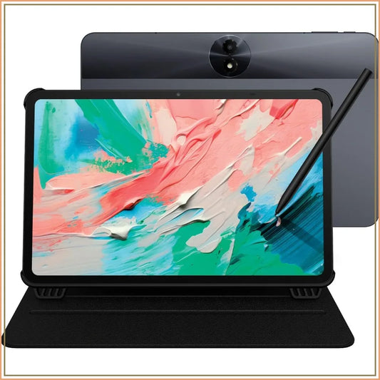 Digital Notebook With 4096 Level Stylus Case Android 15 64GB Storage