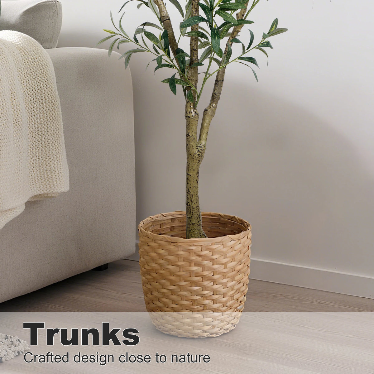 Olitree Artificial Olive Tree With Lifelike Fruits For Home Decor