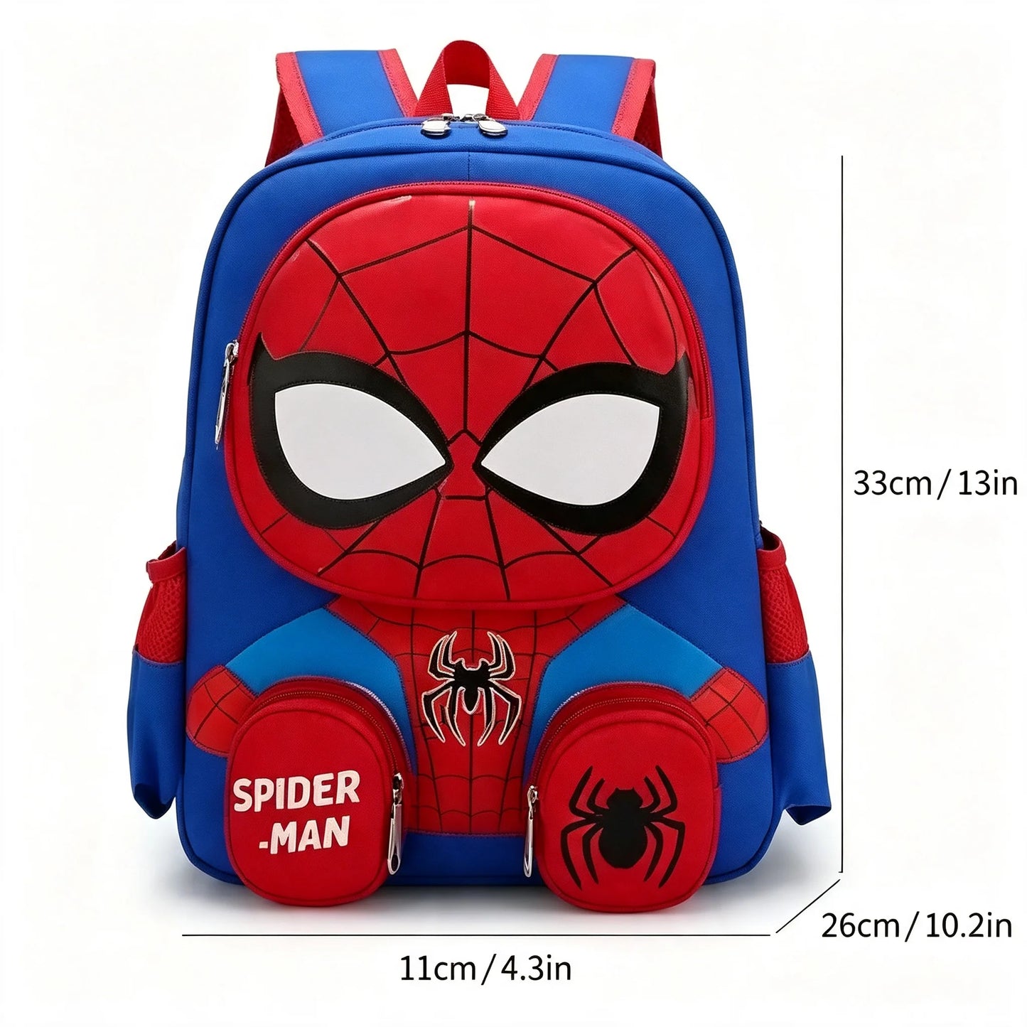 Mesuca 3D Spider Kids Backpack Lightweight Oxford School Bag