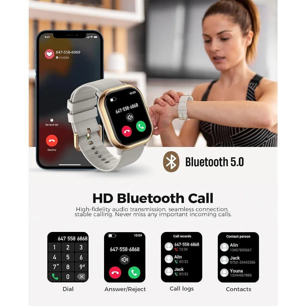 H96 AMOLED Smartwatch For Women Over 100 Sport Modes IP68