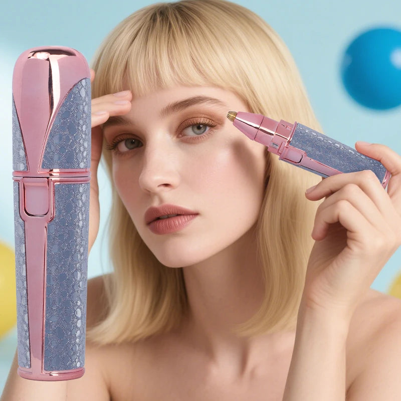 USB Electric Eyebrow Trimmer Facial Hair Remover For Women