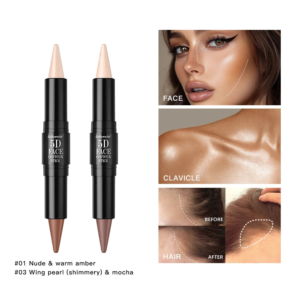 Ibcccndc Dual Head Contour Highlighter Stick Concealer