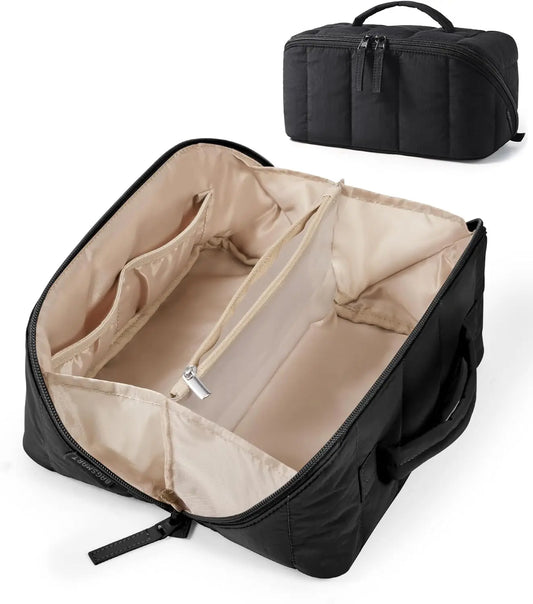 Travel Makeup Bag For Women Portable Water Resistant Cosmetic Case
