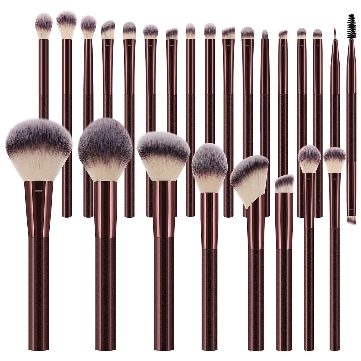 32 Piece Premium Makeup Brush Set With Synthetic Hair Bristles For Eyeshadow
