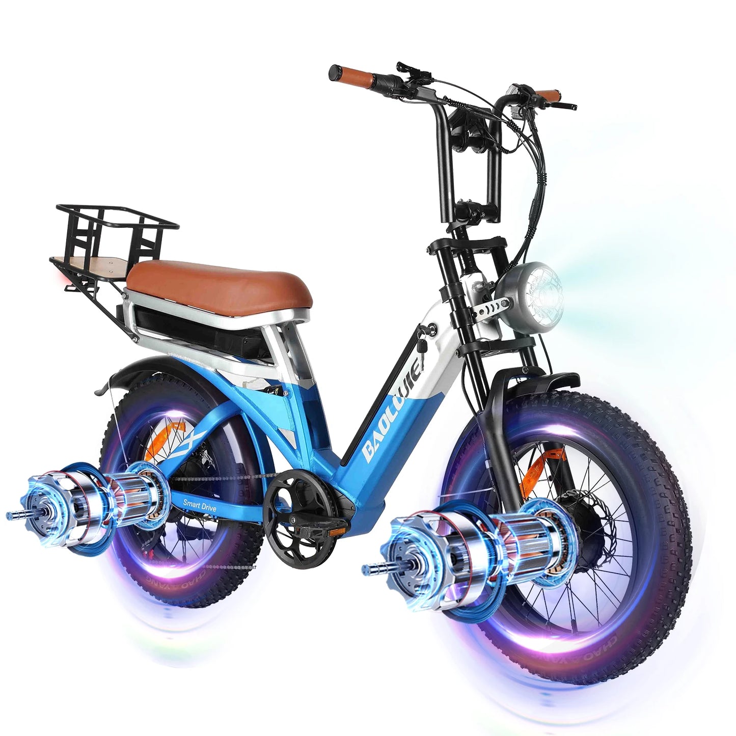 Baolujie DM01 Electric Bicycle 60V 30Ah Battery 42 MPH