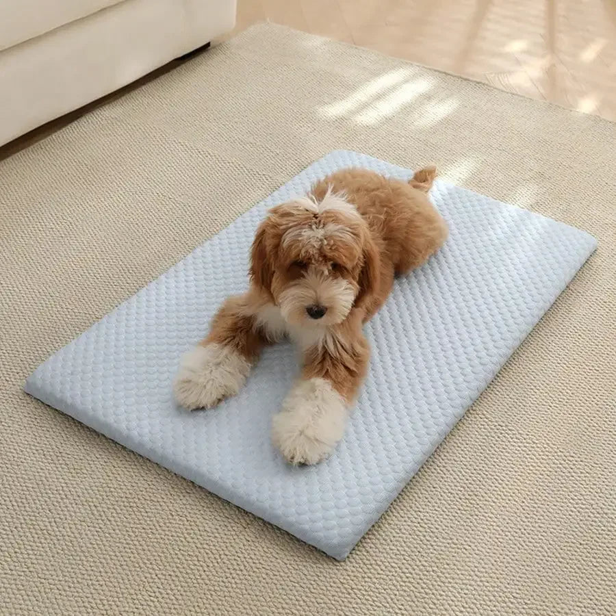 Thick Cooling Pet Bed With Breathable Cotton Padding For Pets