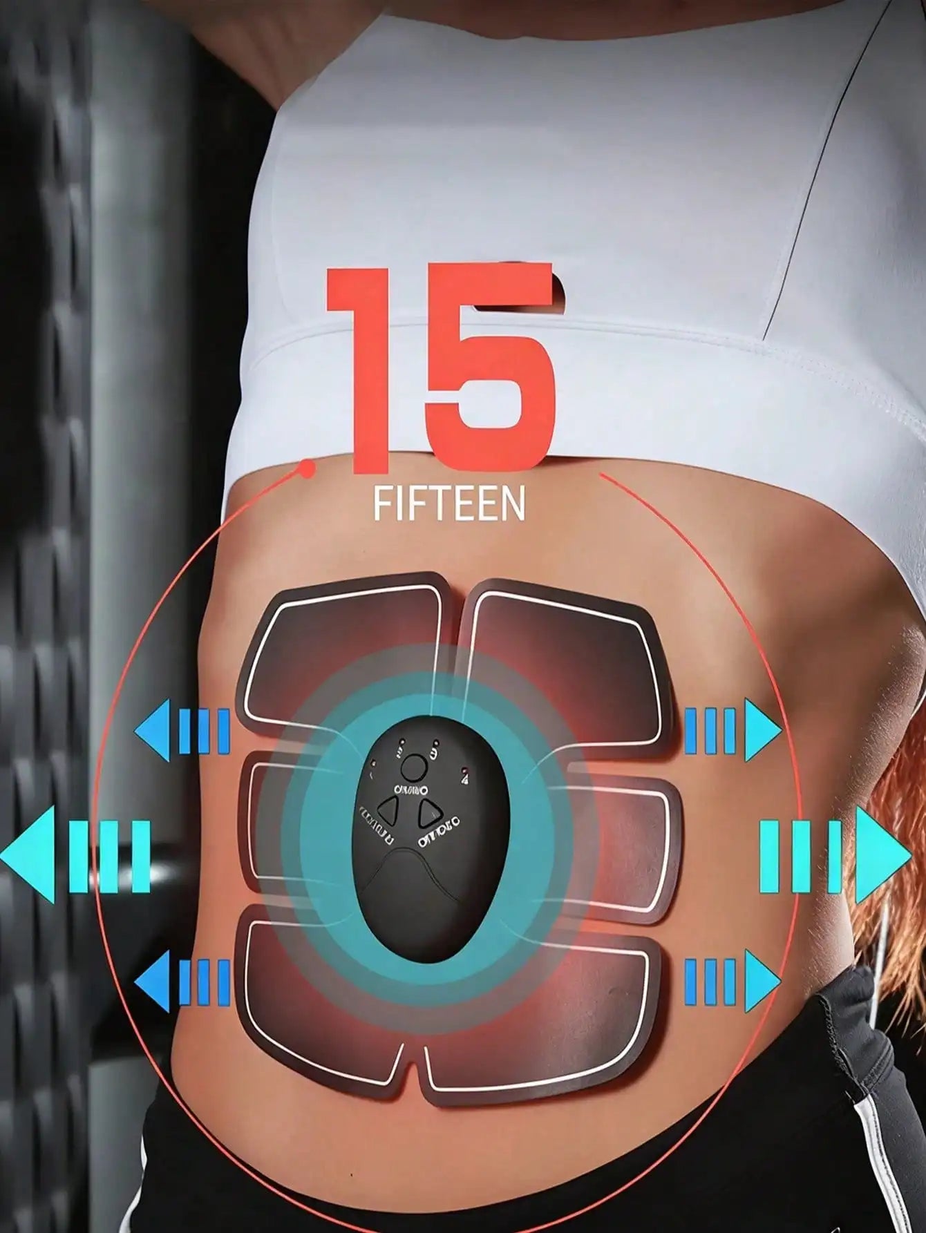 EMS Muscle Stimulator Abdominal Trainer and Buttocks Fitness Massager