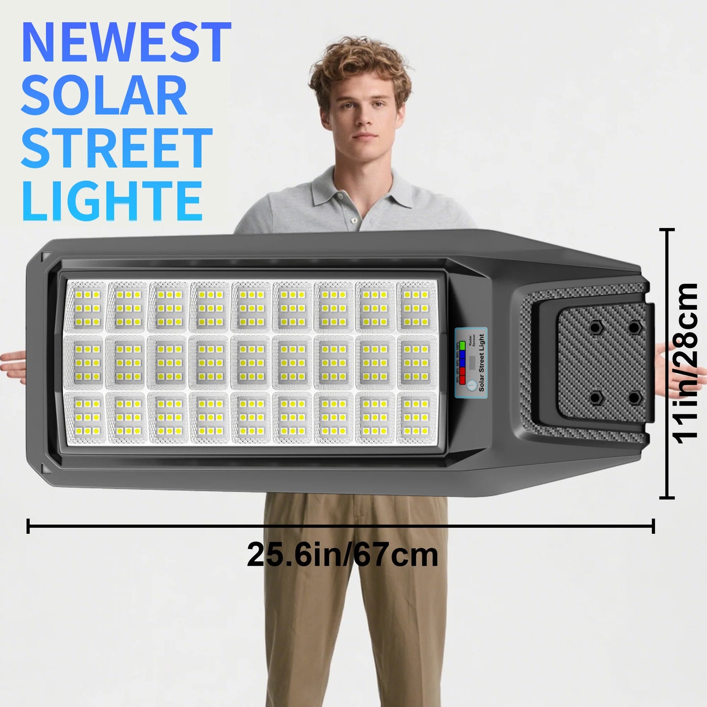 Outdoor Waterproof Solar Light With Motion Sensor And Remote Control