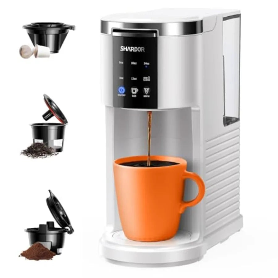 KCup Compatible 3 in 1 Coffee Maker For Grounds Teas