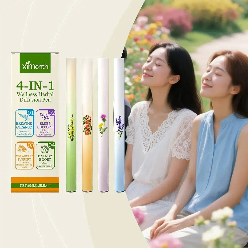 4 In 1 Air Freshening Pen Aromatherapy Diffuser Herbal