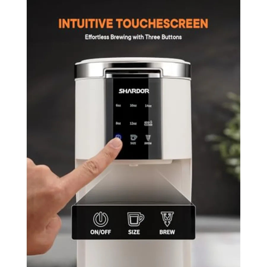 KCup Compatible 3 in 1 Coffee Maker For Grounds Teas