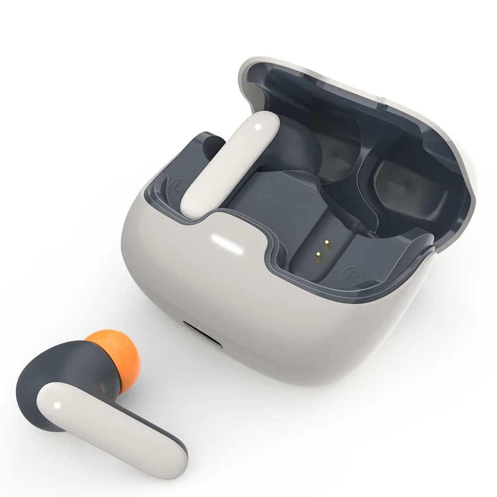 Jogrytece Bluetooth 5.4 TWS Earphones Ultra Low Latency ENC
