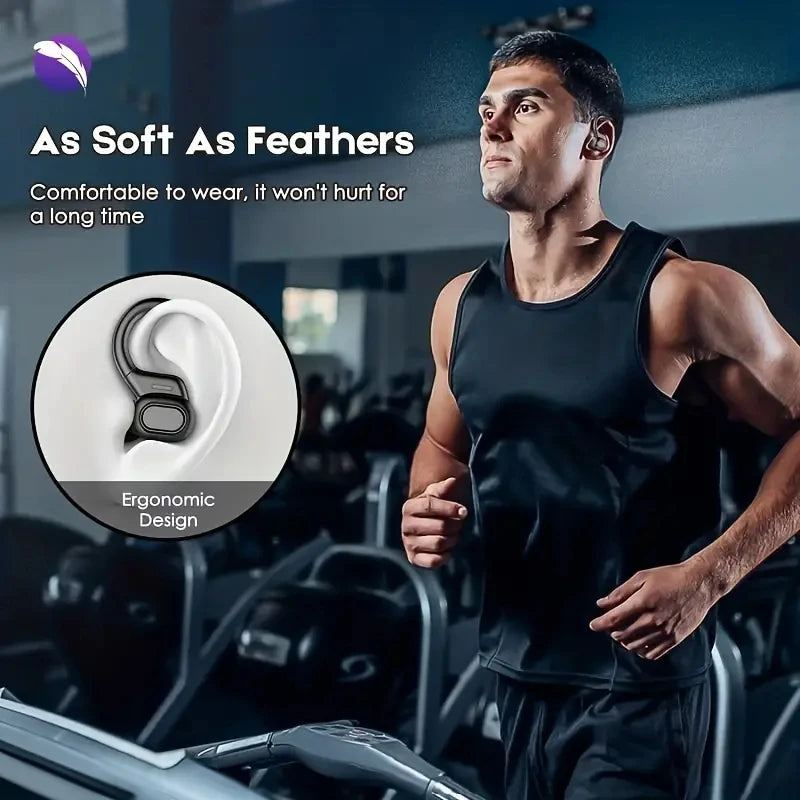 SHUKE Bluetooth Earbuds Wireless Earphones With Mic Earhook Sport