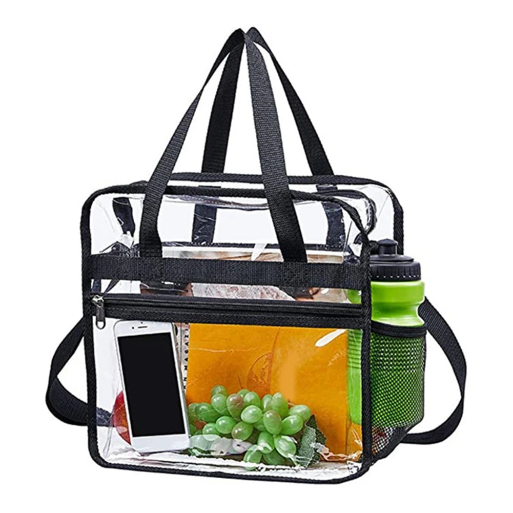 Shunmaii Portable Transparent Waterproof Crossbody Cosmetic Organizer