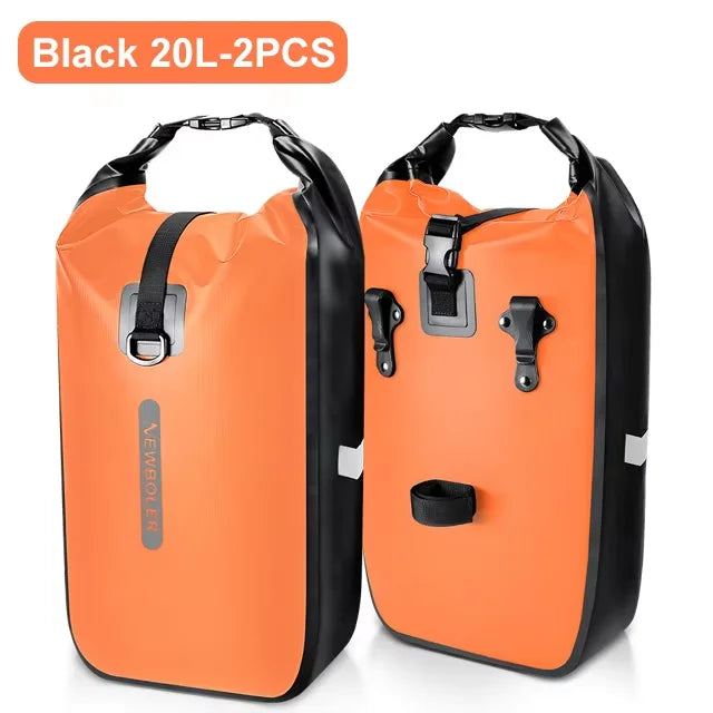 NEWBOLER Waterproof Front Fork Bag 10L-20L Quick Release Bicycle Bag