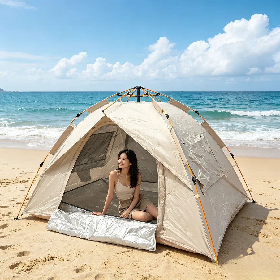 Instant Pop Up Camping Tent Waterproof Portable Mesh Design