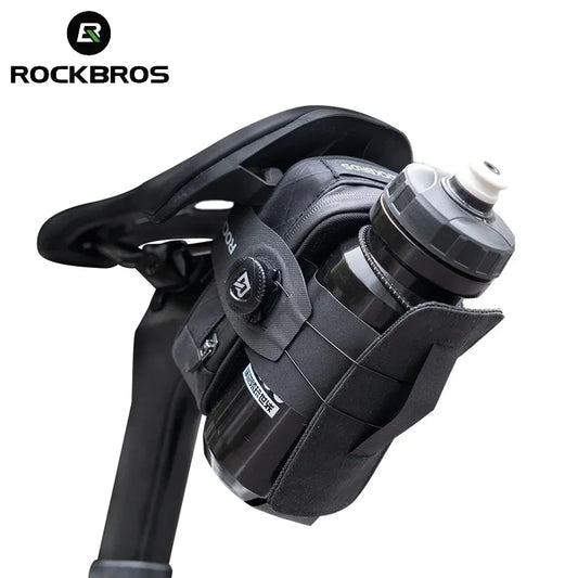 ROCKBROS Bicycle Multifunctional Tail Bag With Water Bottle Holder