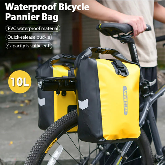 NEWBOLER Waterproof Front Fork Bag 10L-20L Quick Release Bicycle Bag