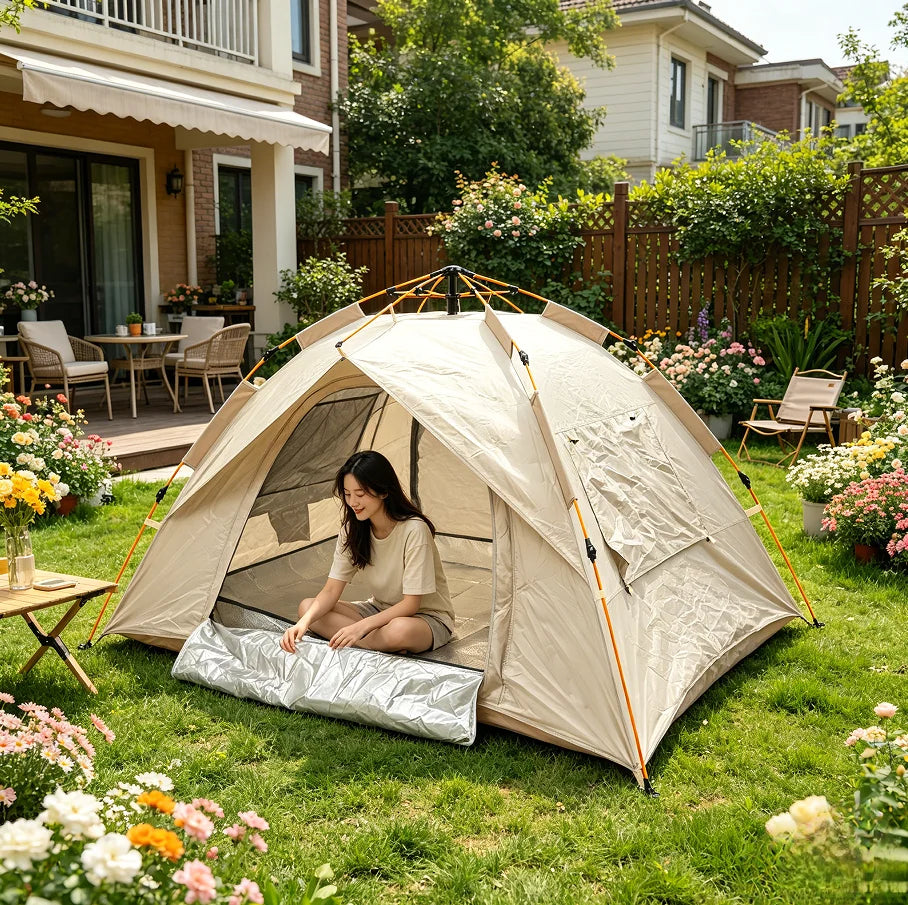 Instant Pop Up Camping Tent Waterproof Portable Mesh Design