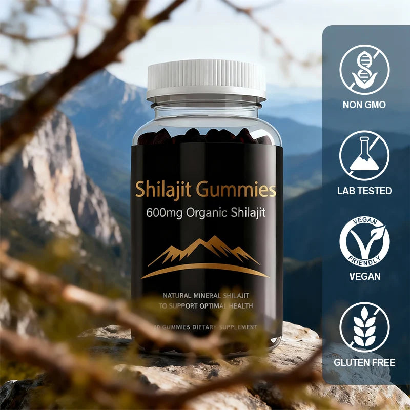 Vanayt Organic Himalayan Shilajit Gummies 600mg Mineral Supplement