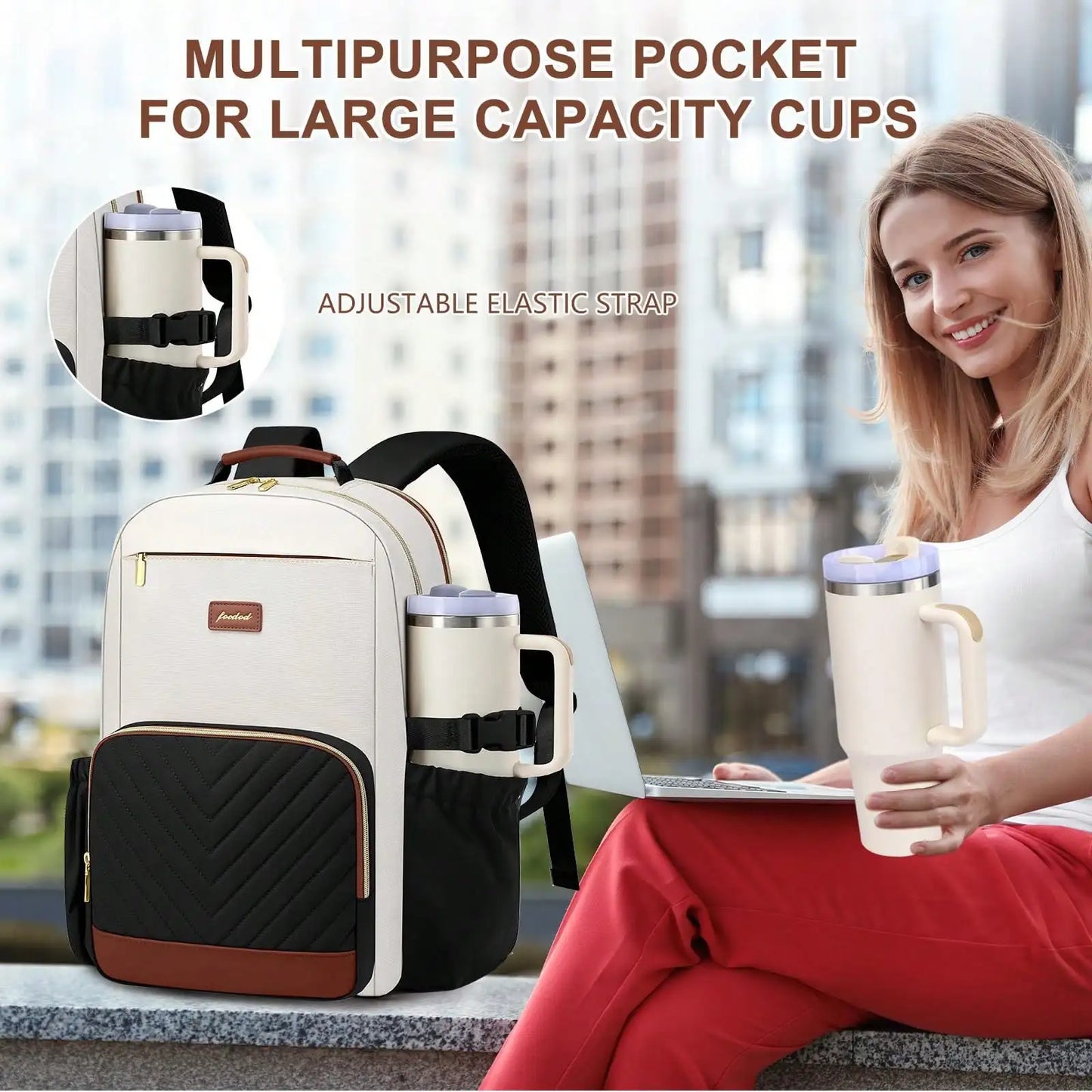 Unisex Laptop Backpack With USB Port And Anti Theft