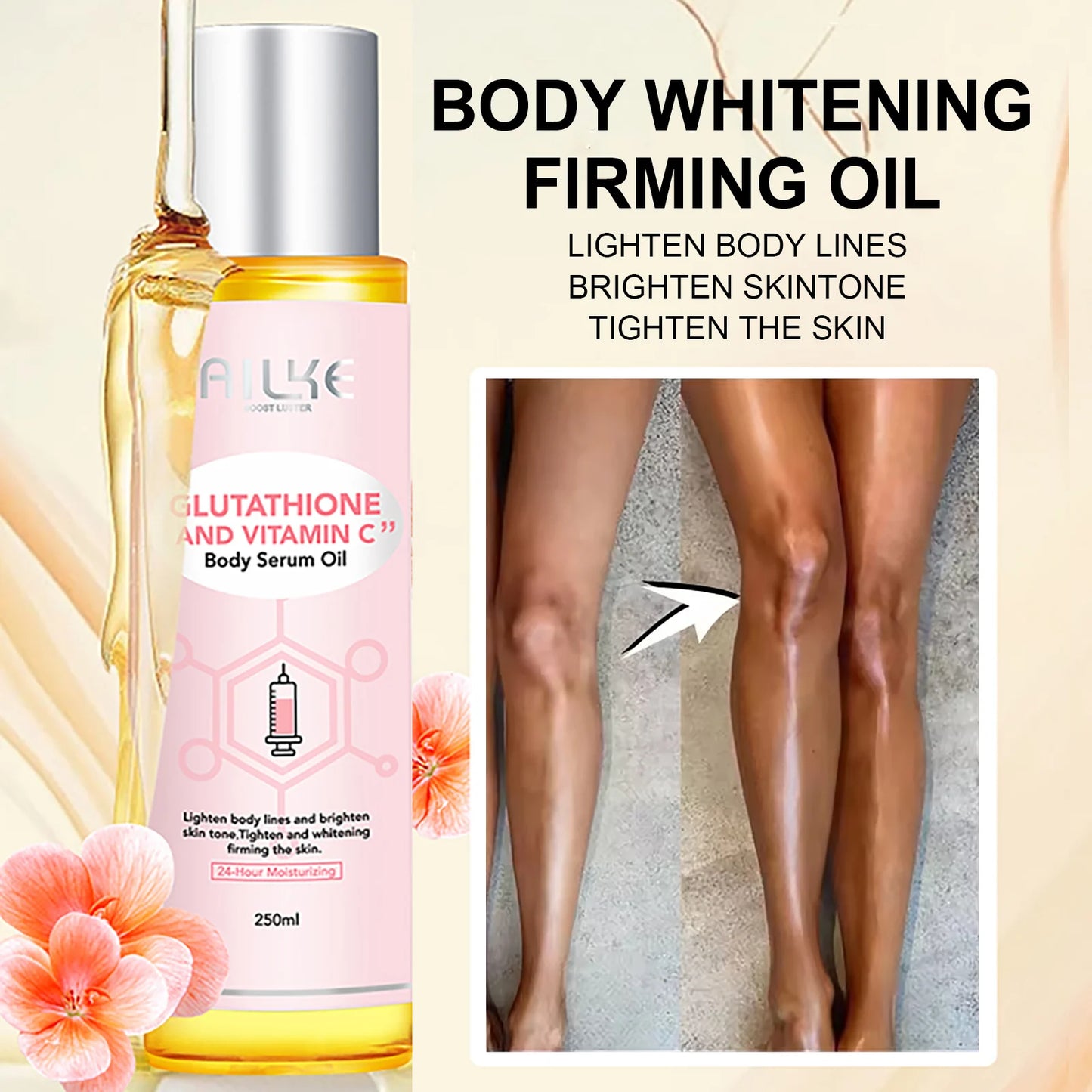 AILKE Vitamin C Whitening Massage Oil for All Skin Types