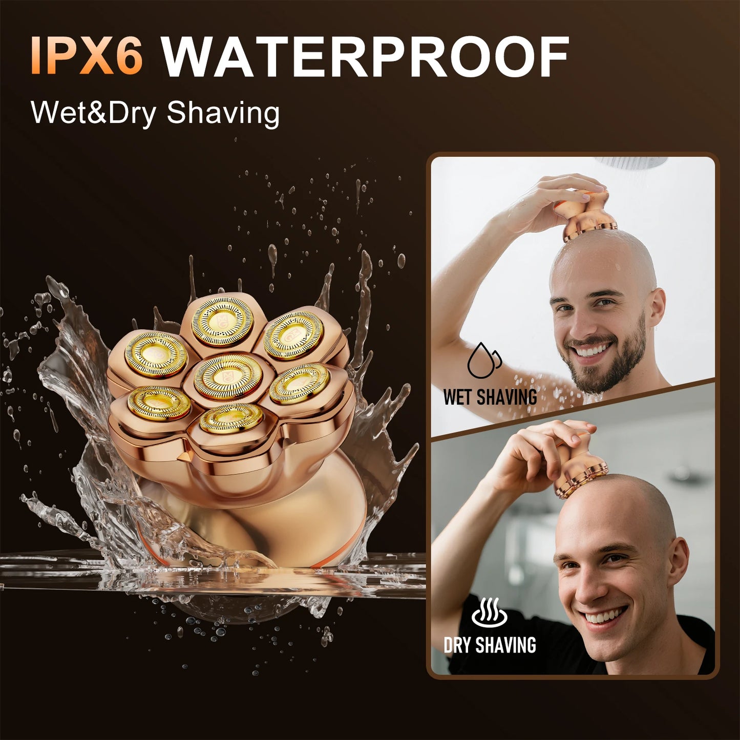 MAXGROOM Head Shaver Pro for Bald Men Waterproof USB Rechargeable