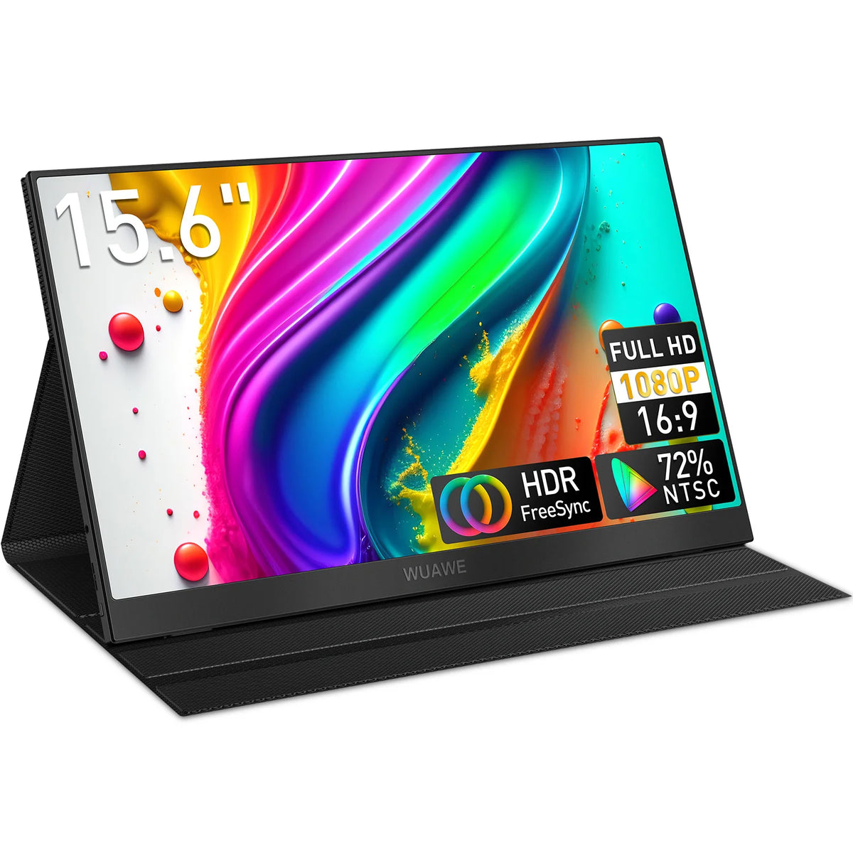 WUAWE Portable Laptop Monitor With USB C HDMI HDR Display