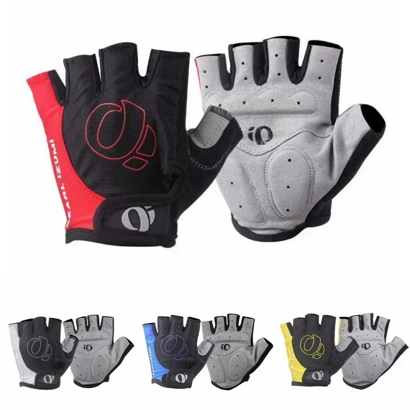 Half Finger Gel Cycling Gloves Anti-Slip Anti-Sweat For MTB