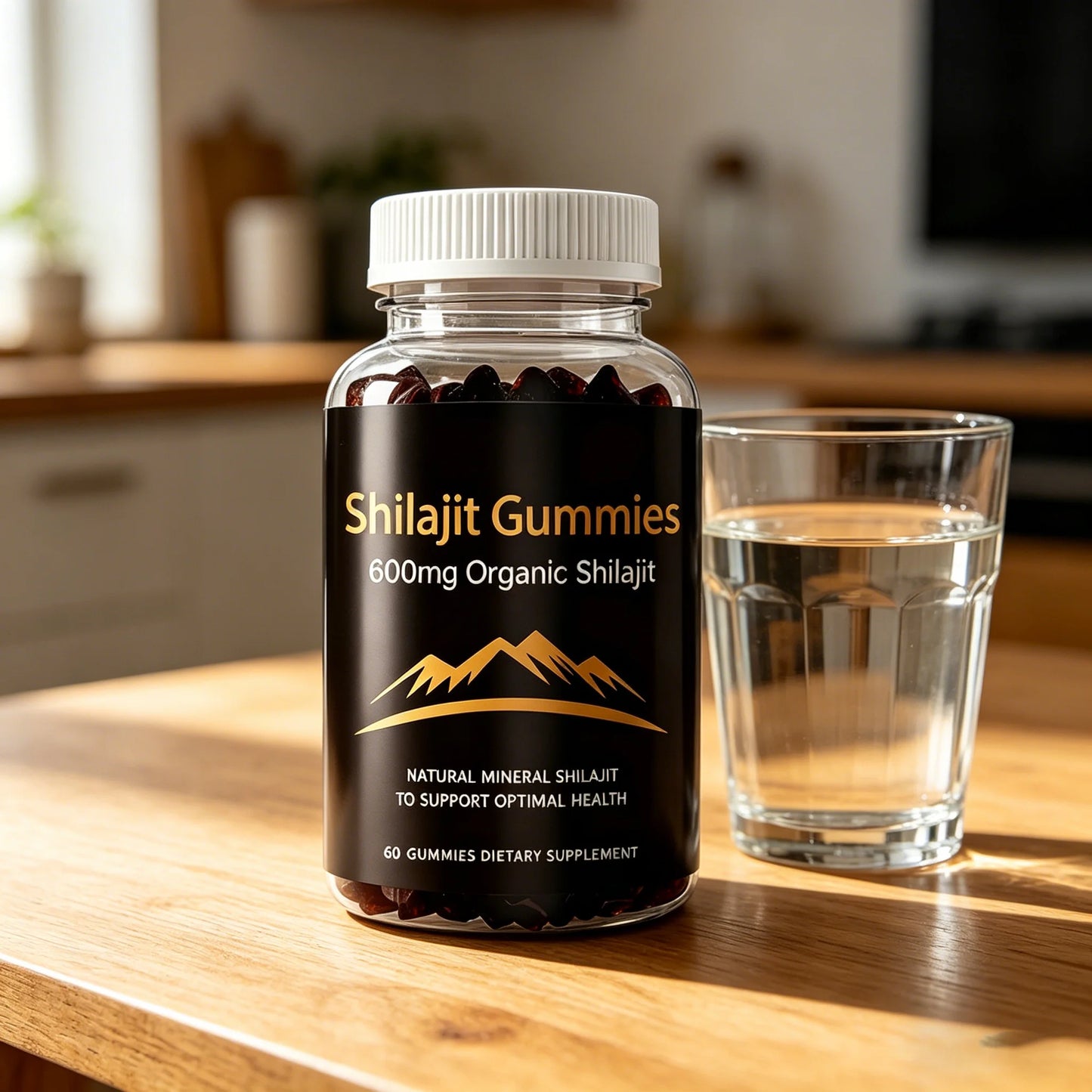 Vanayt Organic Himalayan Shilajit Gummies 600mg Mineral Supplement
