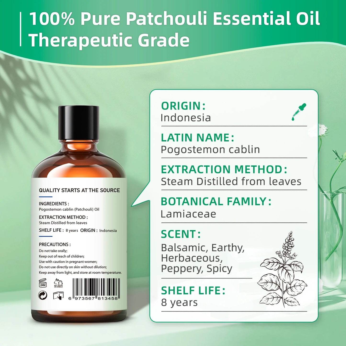 HIQILI Pure Essential Oil in Various Fragrances for Aromatherapy