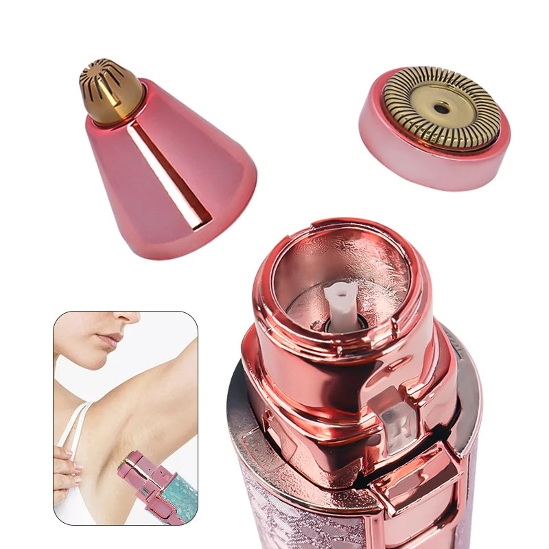 USB Electric Eyebrow Trimmer Facial Hair Remover For Women
