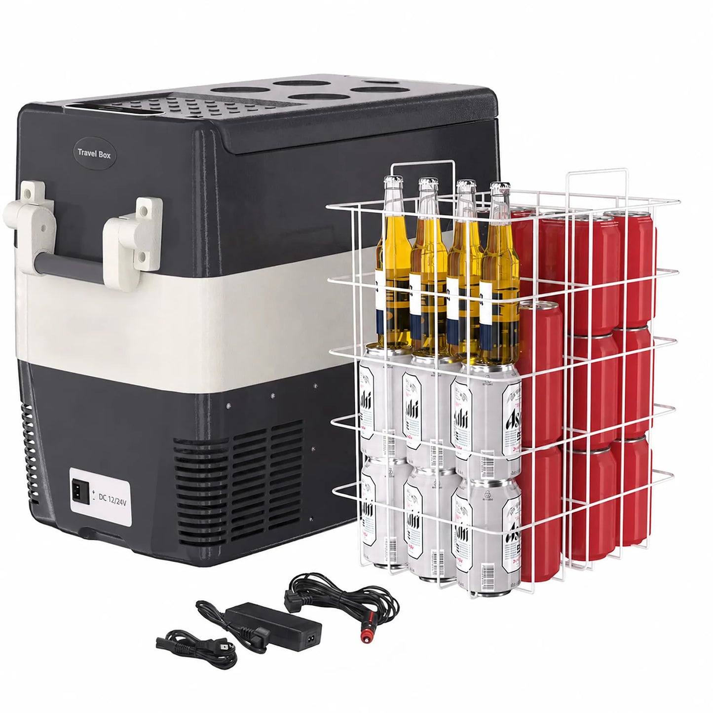 HiMISS 12V Car Refrigerator Portable Fridge Freezer