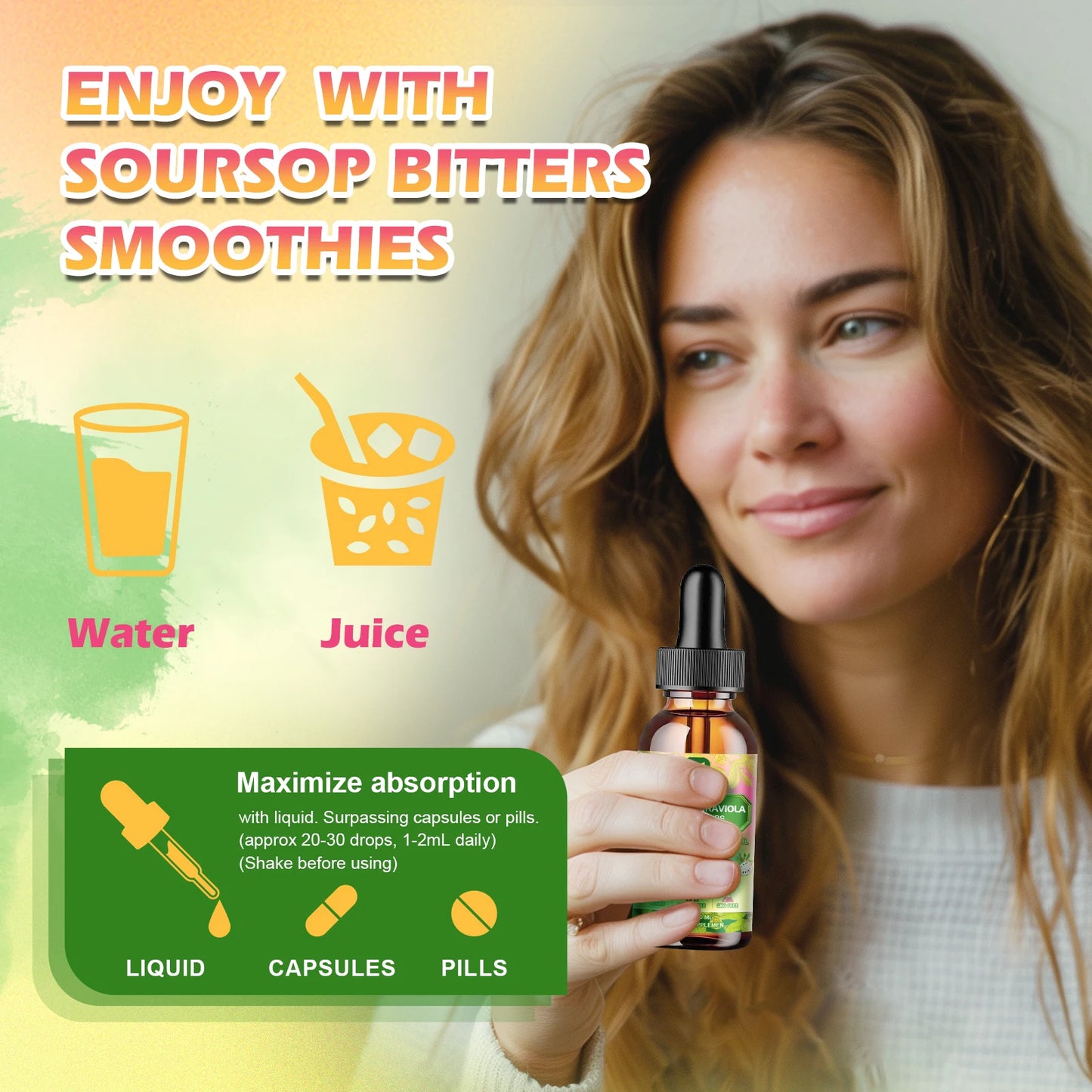 Beworths Graviola Soursop Extract Drops For Immunity And Kidney Support