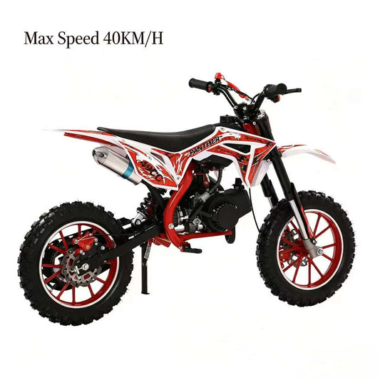 49cc 2 Stroke Kids Dirt Bike Gas Powered Off Road Mini Motorcycle