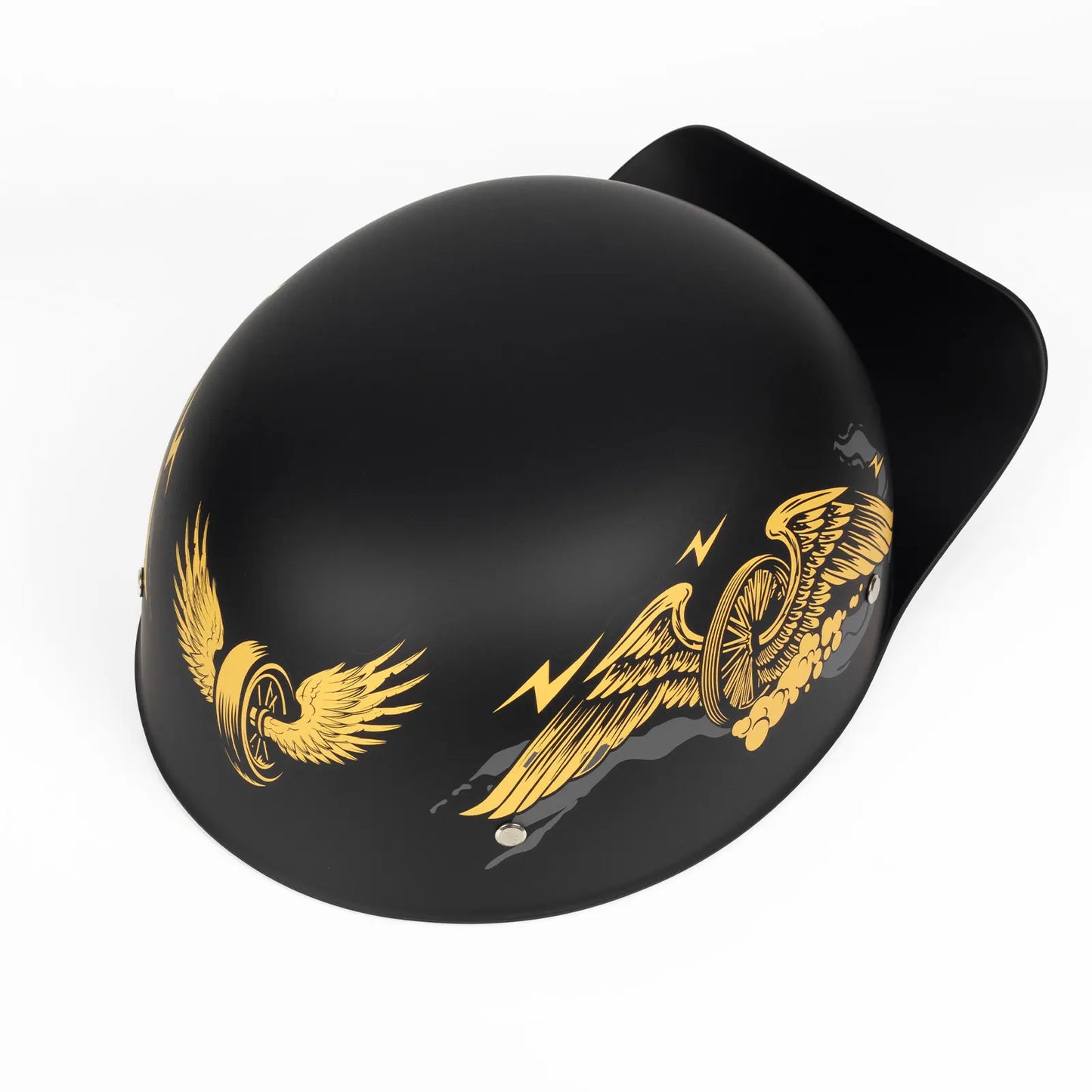 Crown Racing Half Helmet Open Face Streetbike DOT Certified