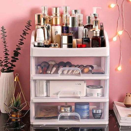 AEDG Multi Layer Desktop Storage Box Organizer For Cosmetics Jewelry